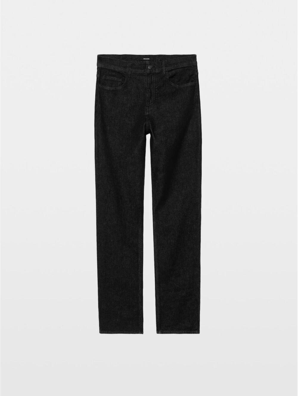 Zadig & Voltaire Zadig Denim John noir straight jeans 34x33 NWT